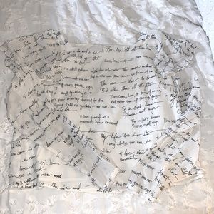 Club Monaco Love Poem Blouse